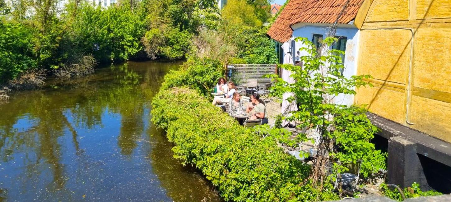 Udsigt til Køge Å fra Brogade